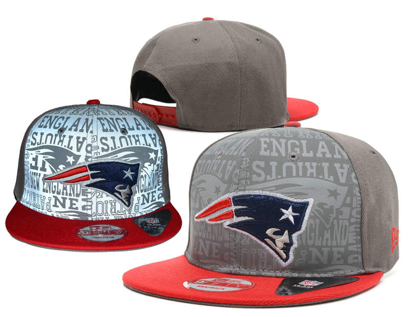 New England Patriots Reflective Snapback Hat SD 0721